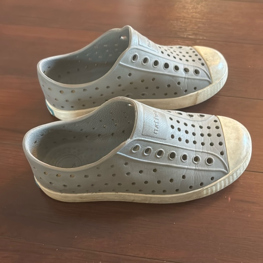 Gray native shoes size 11